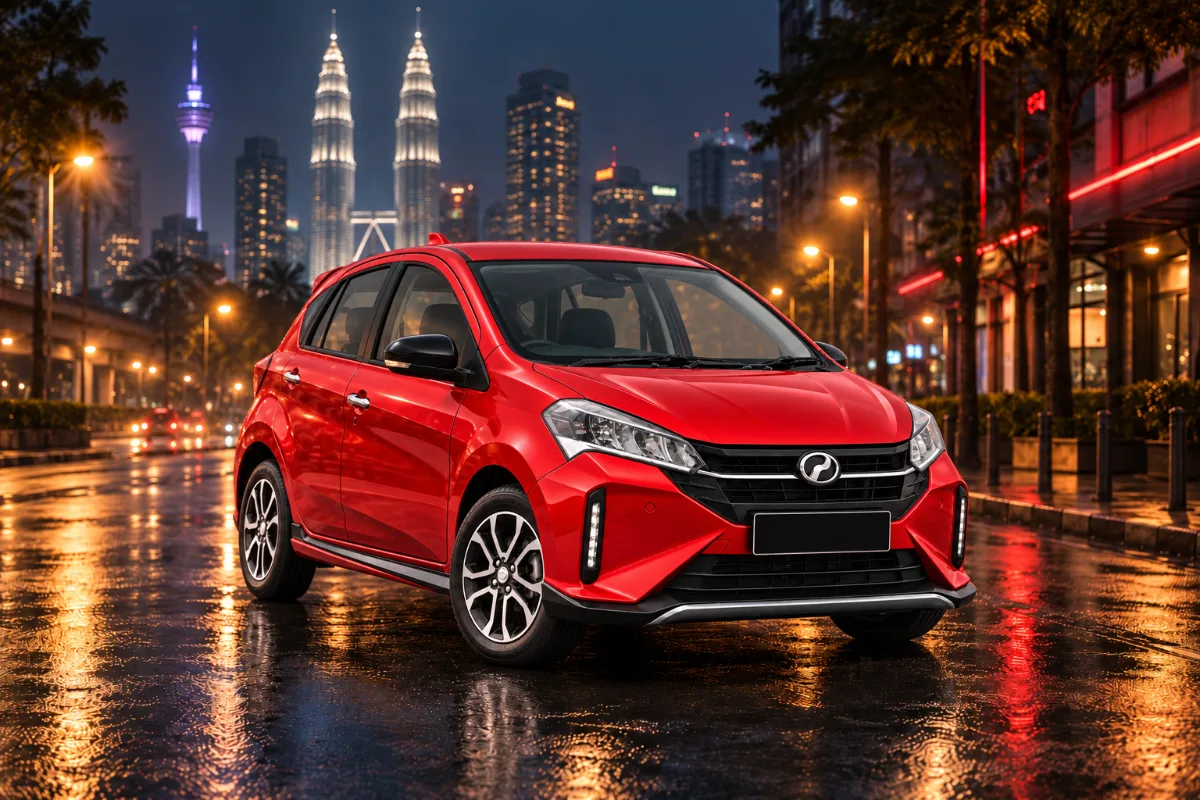 Perodua Myvi AV rental Kuala Lumpur