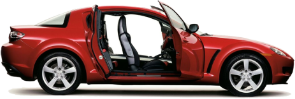Mazda RX-8 car rental